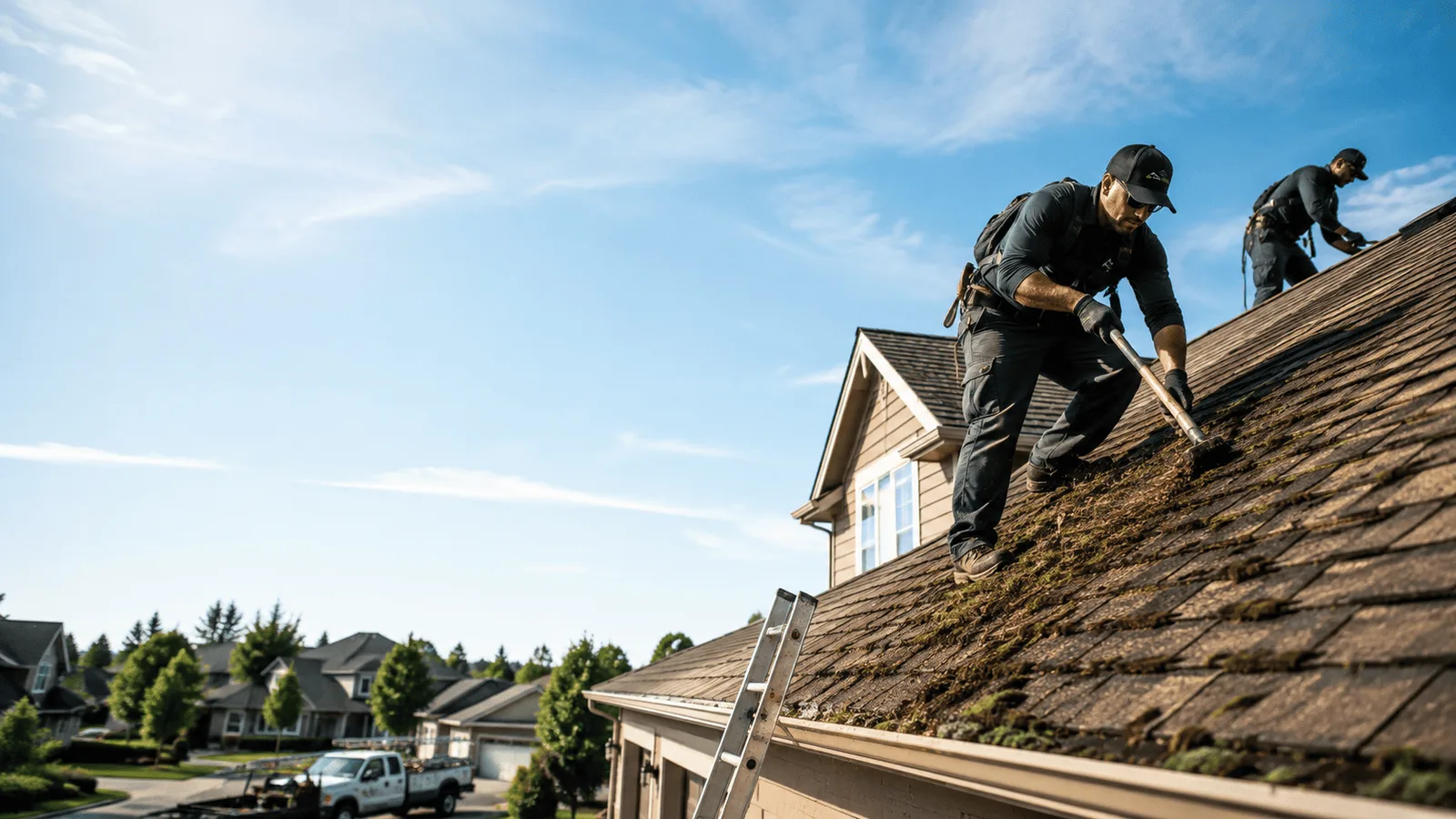 Roof Moss Removal in Lexington, MI near me